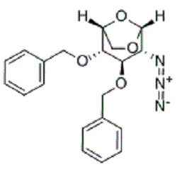 1,6-Anhydro-2-azido-2-deoxy-3,4-bis-O-(phenylmethyl)-beta-D-glucopyranose